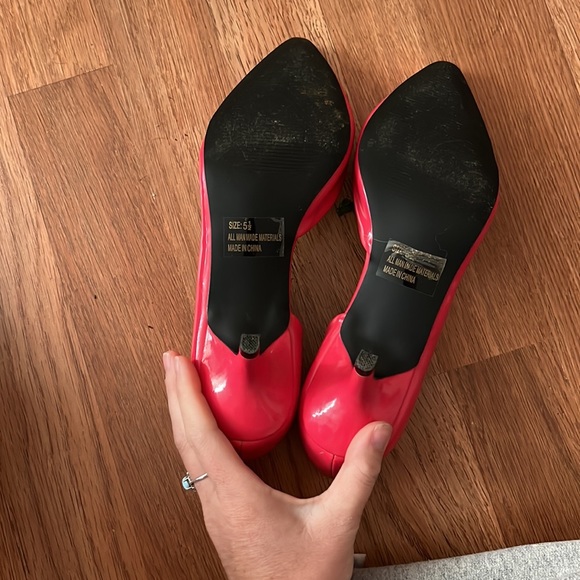Pink Qupid Kitten Heels 5.5 - Picture 4 of 5
